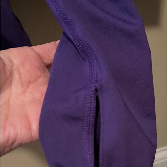 Nike Women's Deep Purple Half-Zip Sweatshirt Pullover - Picture 6 of 10